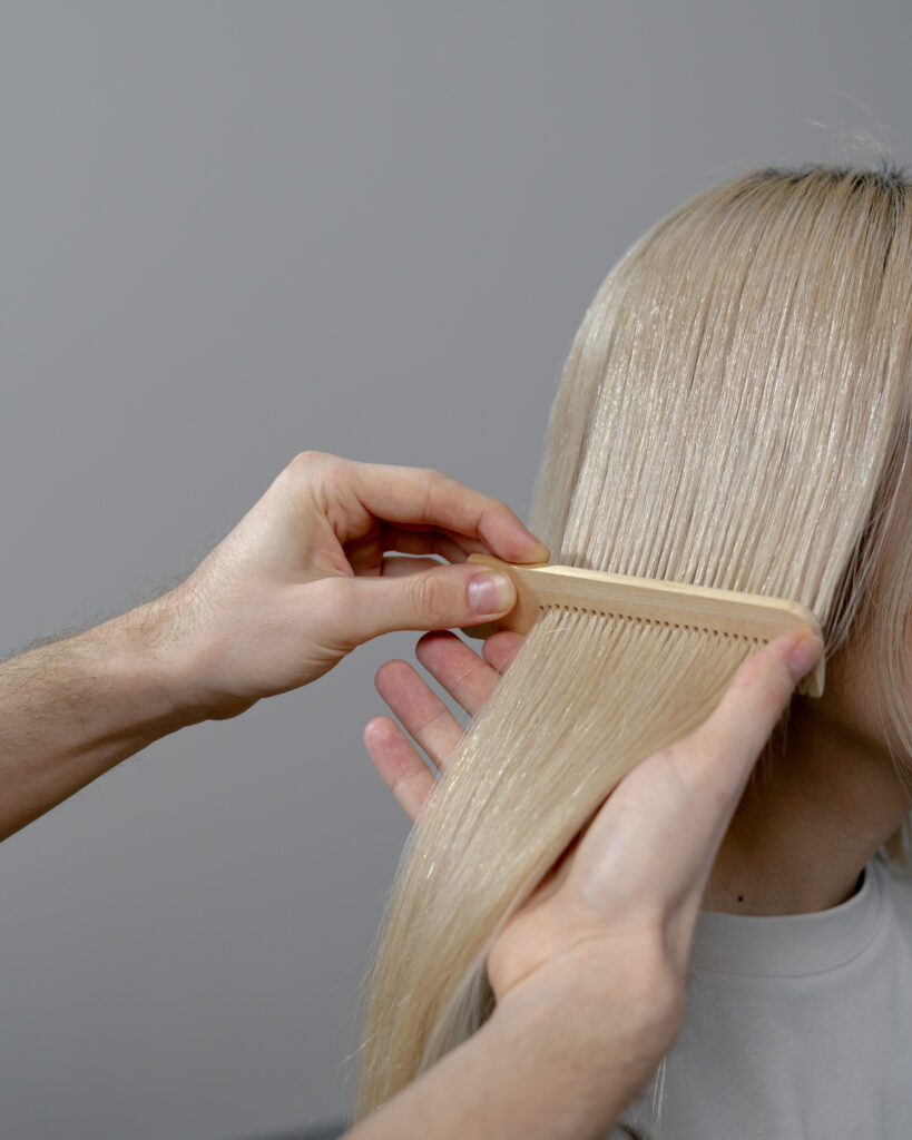 Biotin strengthens hair follicles and boost keratin production