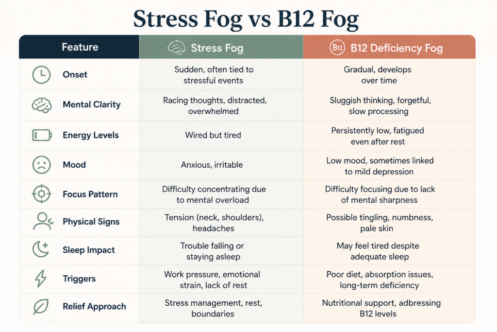 Stress Fog vs B12 Fog